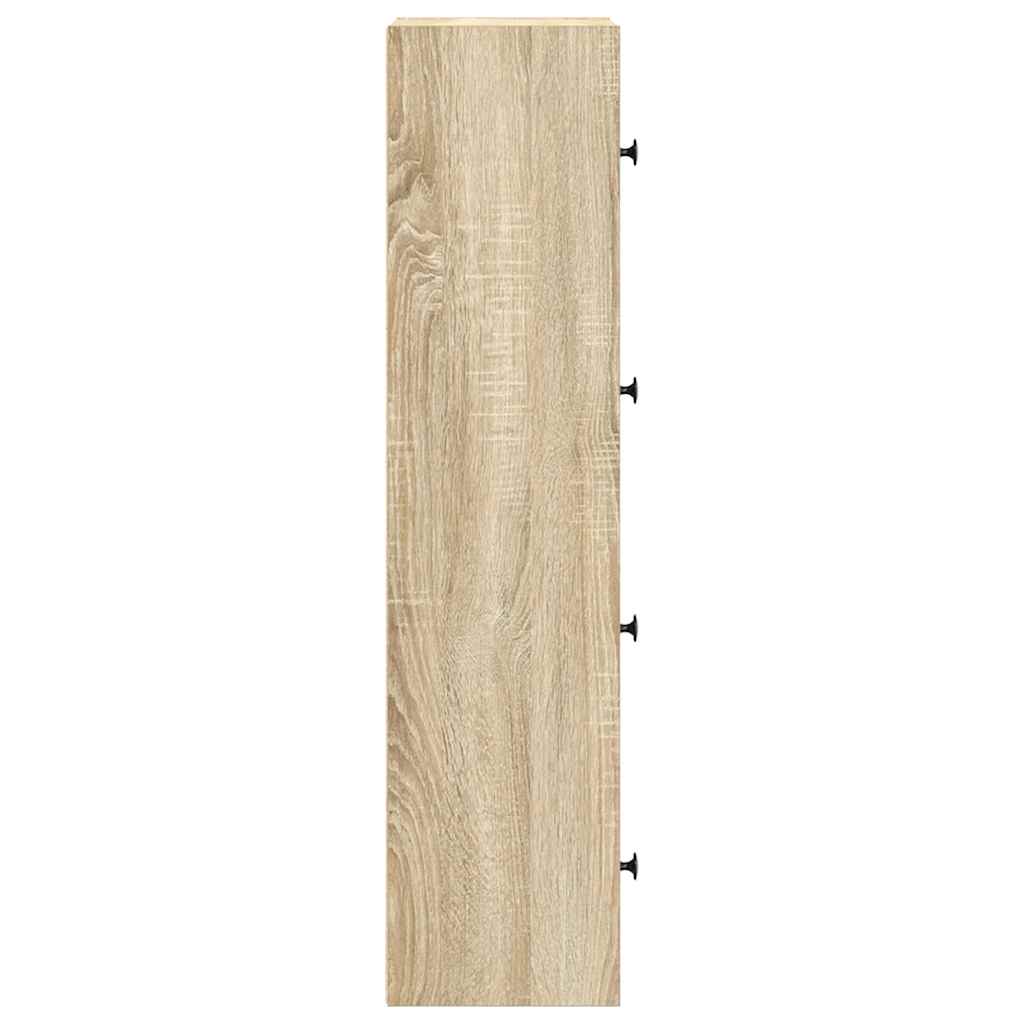 Βιβλιοθήκη Sonoma Δρυς 40x24x102 εκ. από Επεξεργασμένο Ξύλο - Pakobazaar
