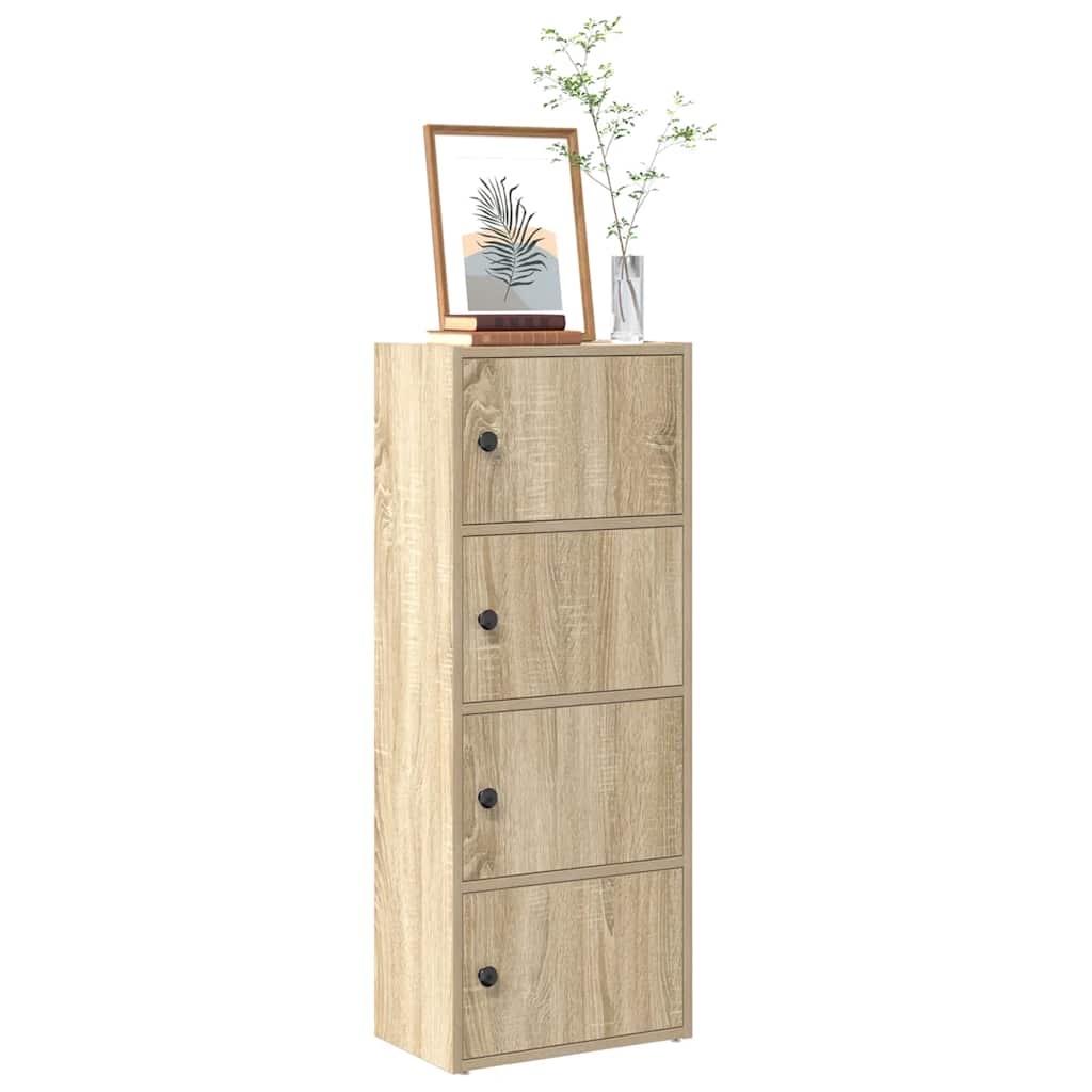 Βιβλιοθήκη Sonoma Δρυς 40x24x102 εκ. από Επεξεργασμένο Ξύλο - Pakobazaar