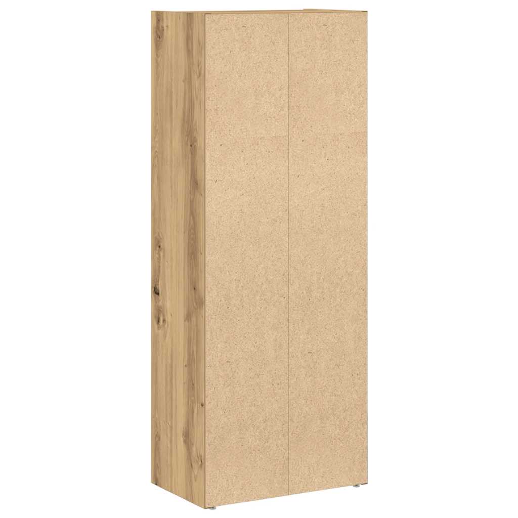 Βιβλιοθήκη Αρτισιανή Δρυς 40x24x102 εκ. Επεξ. Ξύλο - Pakobazaar