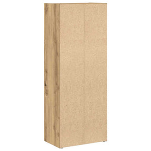 Βιβλιοθήκη Αρτισιανή Δρυς 40x24x102 εκ. Επεξ. Ξύλο - Pakobazaar