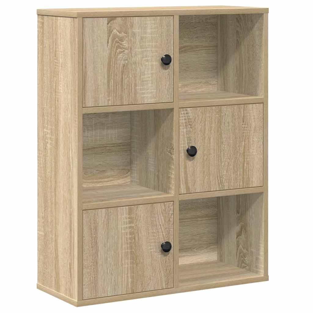 Βιβλιοθήκη Sonoma Δρυς 60x24x76,5 εκ. από Επεξεργασμένο Ξύλο - Pakobazaar
