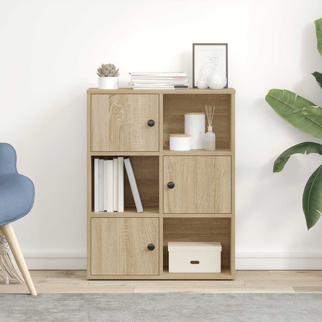 Βιβλιοθήκη Sonoma Δρυς 60x24x76,5 εκ. από Επεξεργασμένο Ξύλο - Pakobazaar