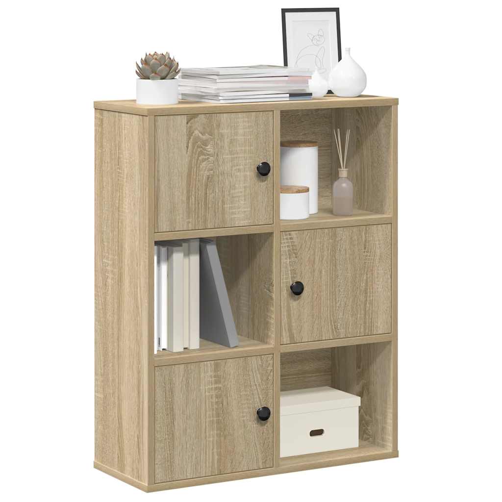 Βιβλιοθήκη Sonoma Δρυς 60x24x76,5 εκ. από Επεξεργασμένο Ξύλο - Pakobazaar