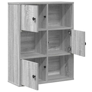 Βιβλιοθήκη Γκρι Sonoma 60x24x76,5 εκ. από Επεξεργασμένο Ξύλο