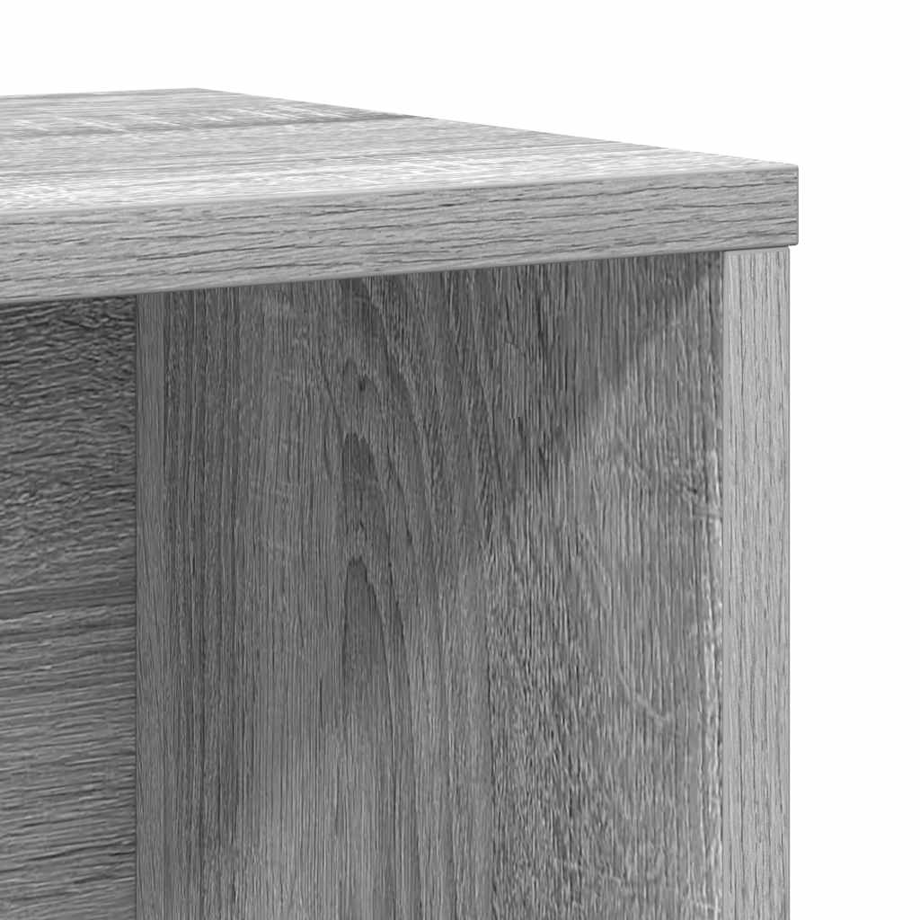 Βιβλιοθήκη Γκρι Sonoma 60x24x76,5 εκ. από Επεξεργασμένο Ξύλο