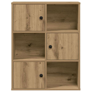 Βιβλιοθήκη Αρτισιανή Δρυς 60x24x76,5 εκ. Επεξ. Ξύλο