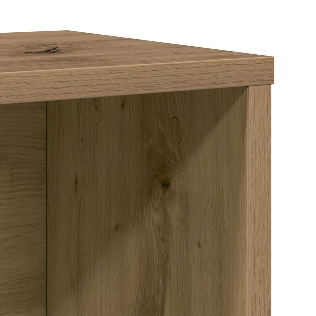 Βιβλιοθήκη Αρτισιανή Δρυς 60x24x76,5 εκ. Επεξ. Ξύλο