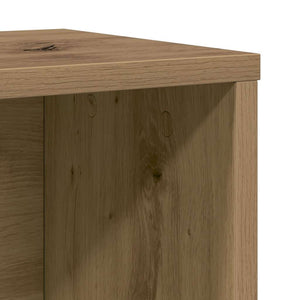 Βιβλιοθήκη Αρτισιανή Δρυς 60x24x76,5 εκ. Επεξ. Ξύλο