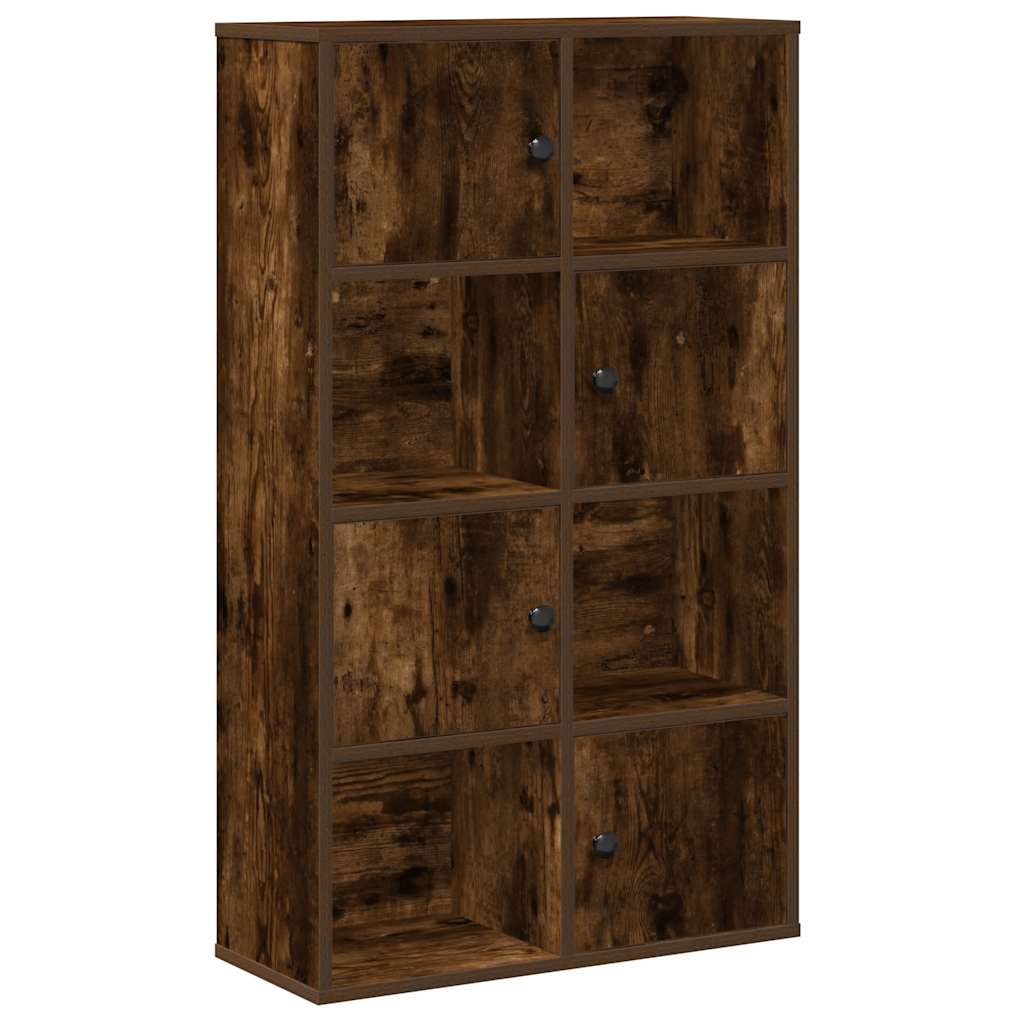 Βιβλιοθήκη Καπνιστή Δρυς 60x24x101,5 εκ. από Επεξεργασμένο Ξύλο - Pakobazaar