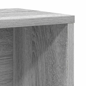Βιβλιοθήκη Γκρι Sonoma 60x24x101,5 εκ. από Επεξεργασμένο Ξύλο