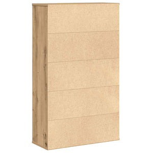 Βιβλιοθήκη Αρτισιανή Δρυς 60x24x101,5 εκ. Επεξ. Ξύλο - Pakobazaar