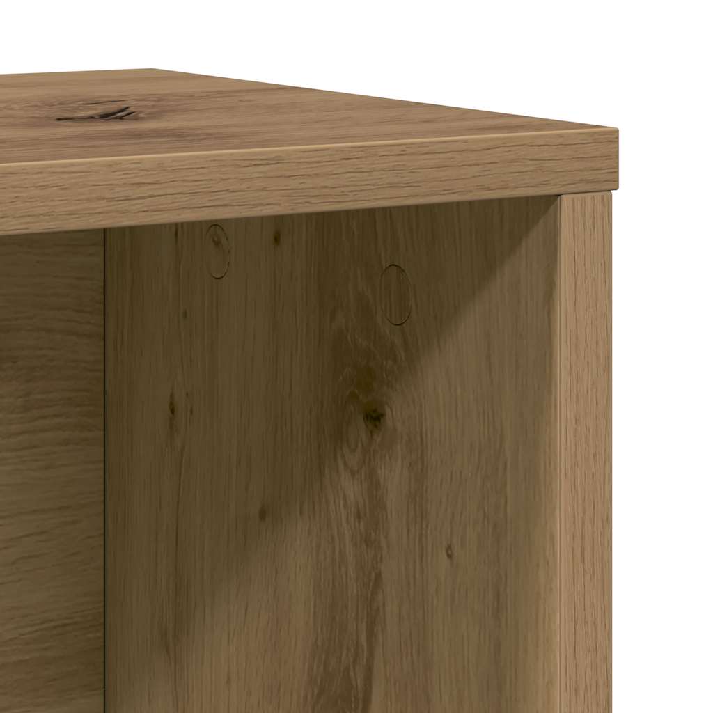 Βιβλιοθήκη Αρτισιανή Δρυς 60x24x101,5 εκ. Επεξ. Ξύλο - Pakobazaar