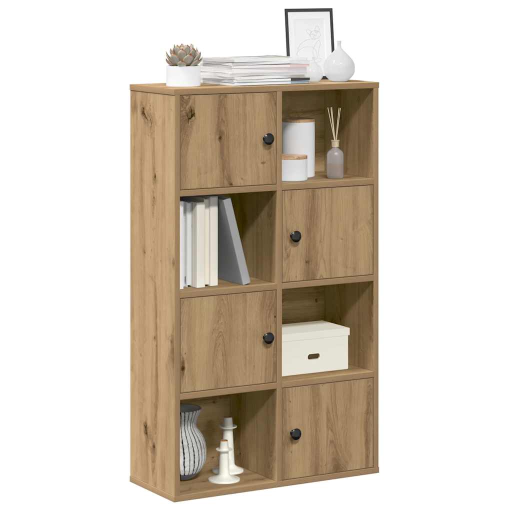 Βιβλιοθήκη Αρτισιανή Δρυς 60x24x101,5 εκ. Επεξ. Ξύλο - Pakobazaar
