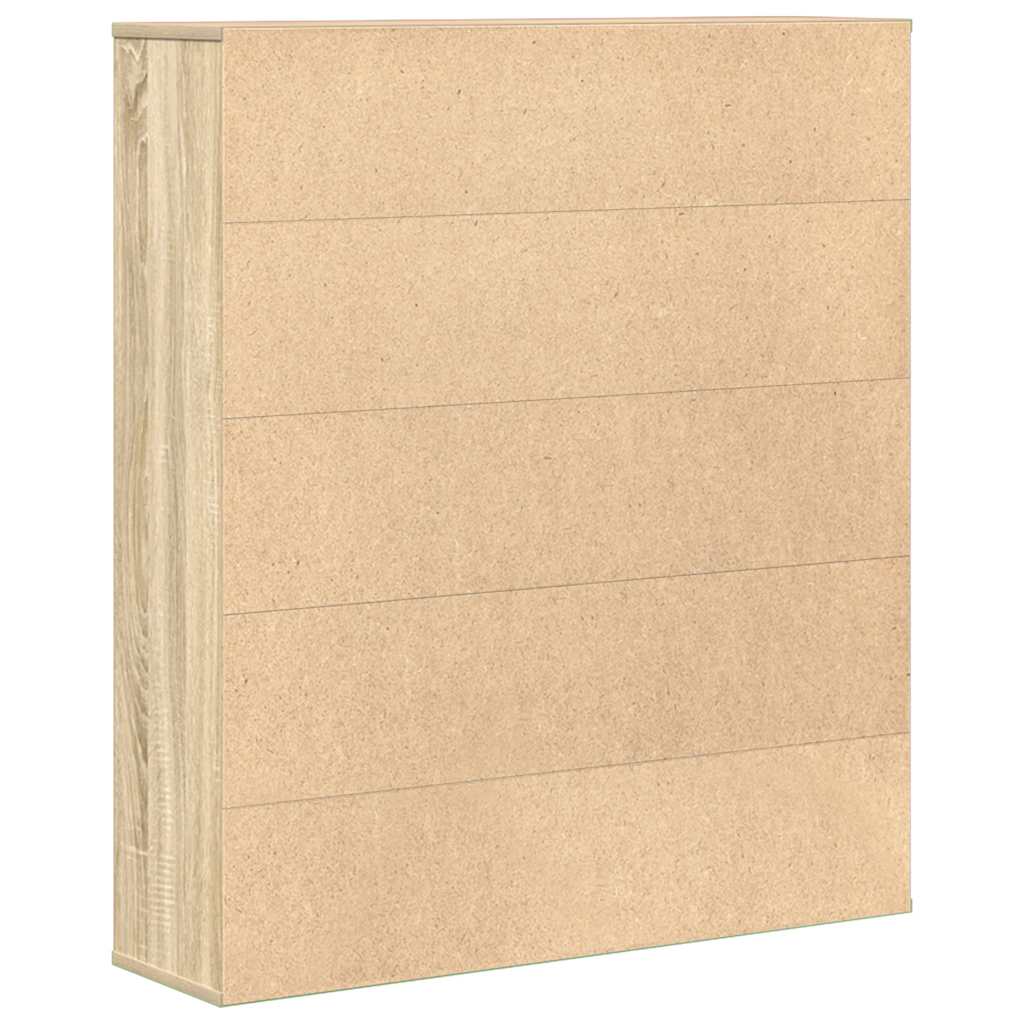 Βιβλιοθήκη Sonoma Δρυς 89x24x101,5 εκ. από Επεξεργασμένο Ξύλο