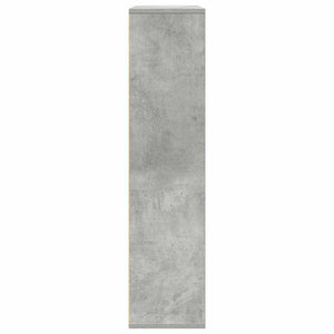 Βιβλιοθήκη Γκρι Σκυροδέματος 89x24x101,5 εκ. Επεξεργ. Ξύλο - Pakobazaar