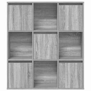 Βιβλιοθήκη Γκρι Sonoma 89x24x101,5 εκ. από Επεξεργασμένο Ξύλο