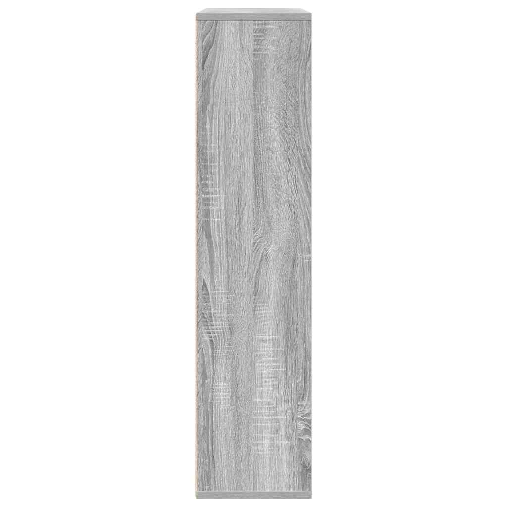 Βιβλιοθήκη Γκρι Sonoma 89x24x101,5 εκ. από Επεξεργασμένο Ξύλο