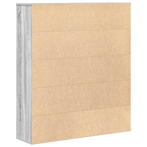 Βιβλιοθήκη Γκρι Sonoma 89x24x101,5 εκ. από Επεξεργασμένο Ξύλο