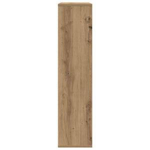 Βιβλιοθήκη Αρτισιανή Δρυς 89x24x101,5 εκ. Επεξ. Ξύλο