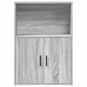 Βιβλιοθήκη Γκρι Sonoma 60x24x85 εκ. από Επεξεργασμένο Ξύλο