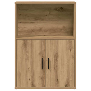 Βιβλιοθήκη Αρτισιανή Δρυς 60x24x85 εκ. Επεξ. Ξύλο