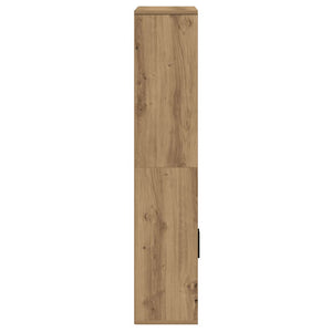 Βιβλιοθήκη Αρτισιανή Δρυς 60x24x120 εκ. Επεξ. Ξύλο - Pakobazaar