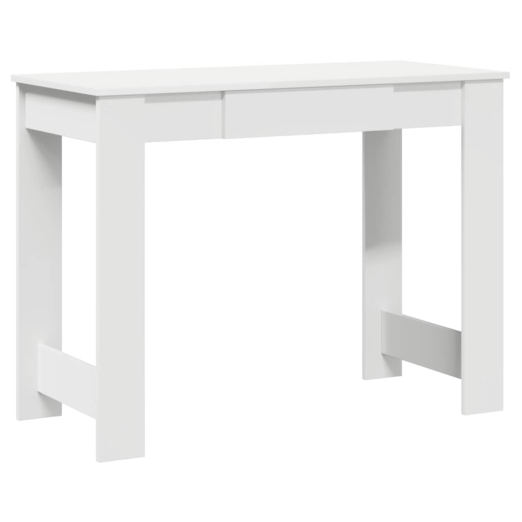 Γραφείο  Λευκό 100x45x75 cm Κατασκευασμένο ξύλο