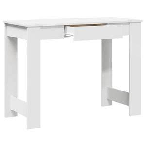 Γραφείο  Λευκό 100x45x75 cm Κατασκευασμένο ξύλο