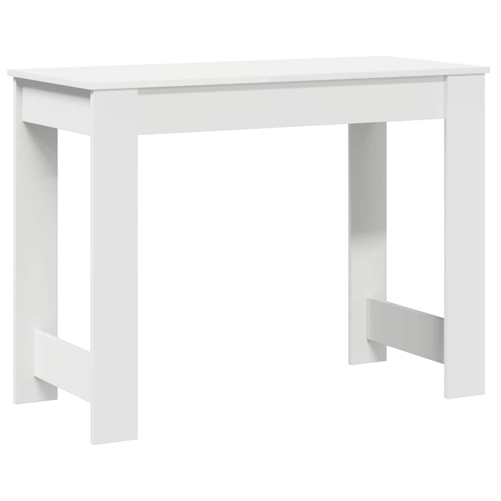 Γραφείο  Λευκό 100x45x75 cm Κατασκευασμένο ξύλο
