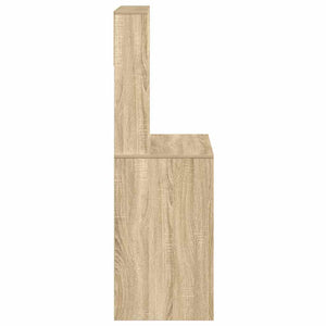 Γραφείο με Ράφια Sonoma Δρυς 100x45x140 εκ. Επεξεργασμένο Ξύλο - Pakobazaar