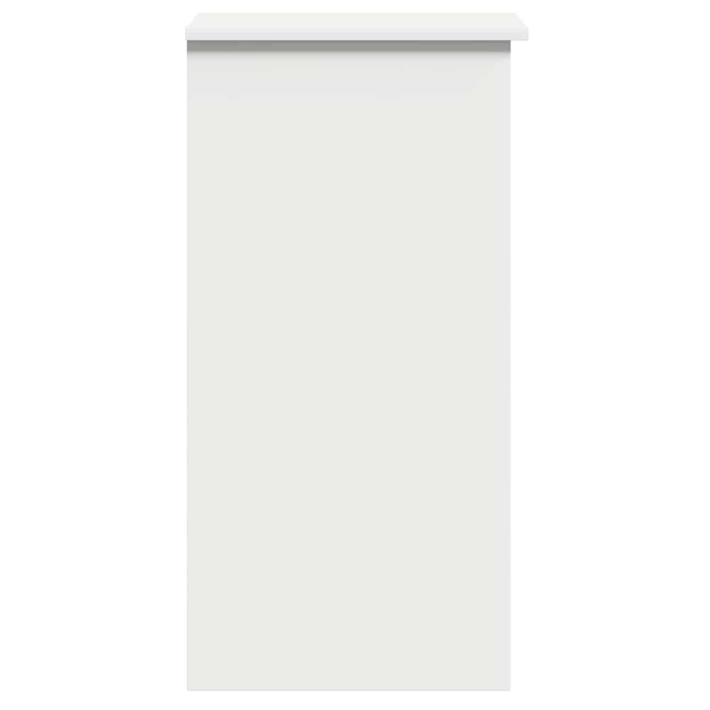 Γραφείο  με ράφια Λευκό 84x40x78 cm Κατασκευασμένο ξύλο