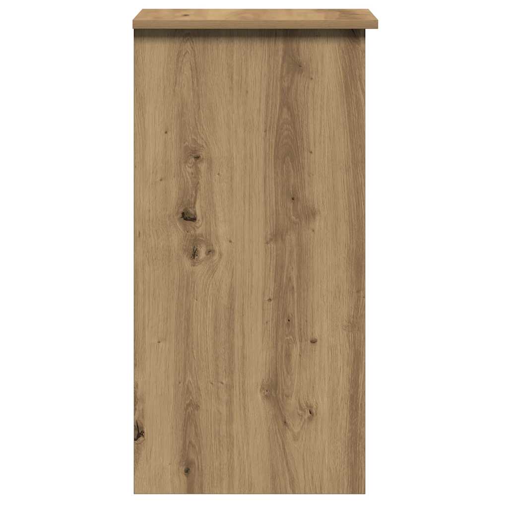 Γραφείο με Ράφια Αρτισιανή Δρυς 184x40x78 εκ Επεξεργασμένο Ξύλο