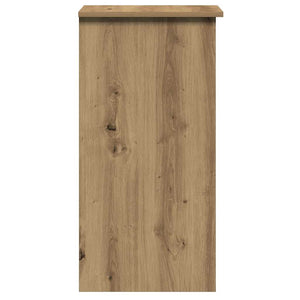 Γραφείο με Ράφια Αρτισιανή Δρυς 184x40x78 εκ Επεξεργασμένο Ξύλο