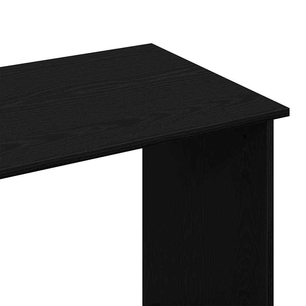 Γραφείο Μαύρο 80 x 40 x 75 εκ. από Μοριοσανίδα - Pakobazaar