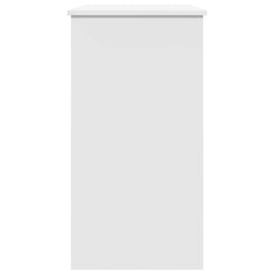 Γραφείο Λευκό 80 x 40 x 75 εκ. από Μοριοσανίδα