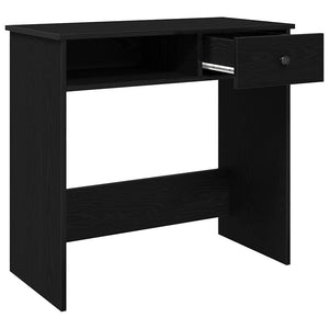 Γραφείο Μαύρο 80 x 40 x 75 εκ. από Μοριοσανίδα