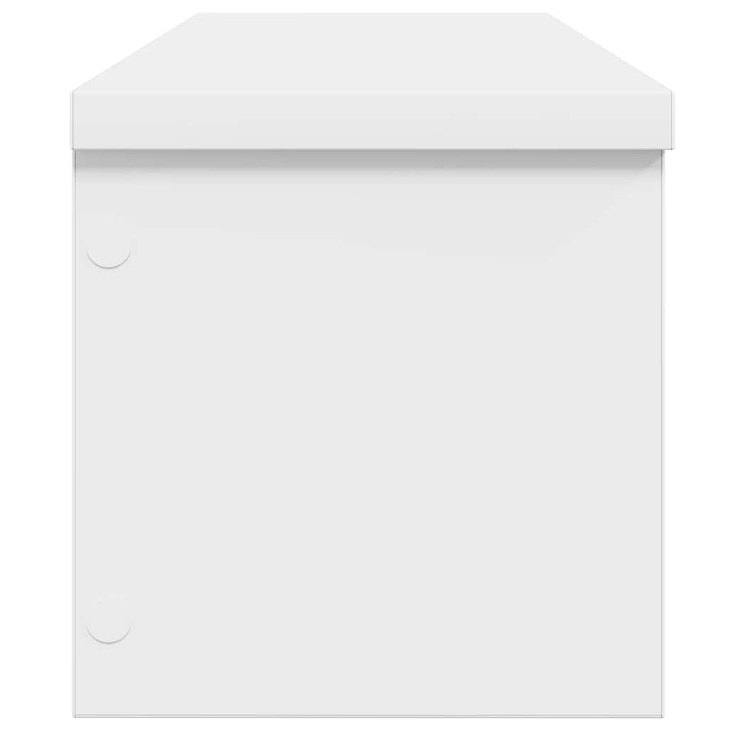 Ράφι κουζίνας στοιβαζόμενο λευκό 50x15x16cm Κατασκευασμένο ξύλο