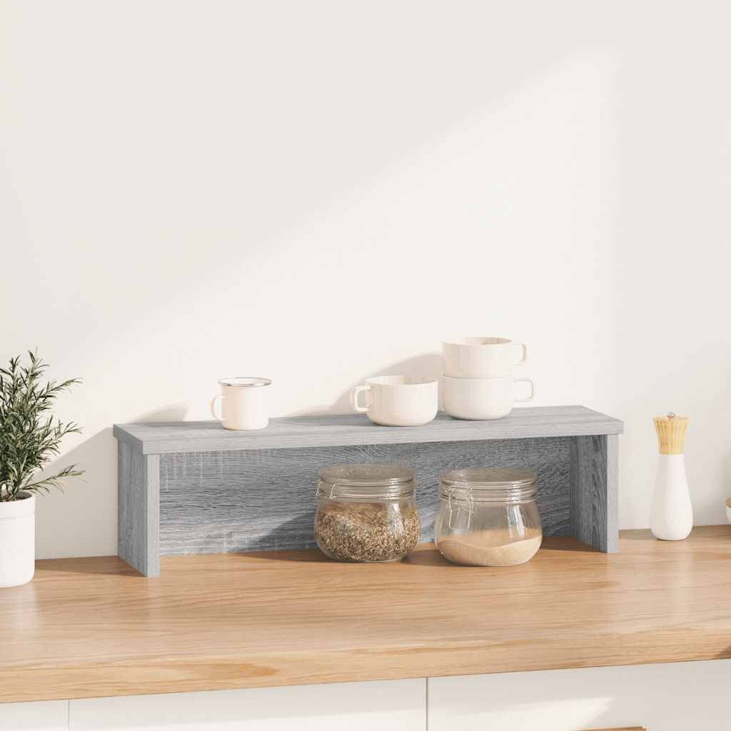 Ράφι κουζίνας στοιβαζόμενο Γκρι Sonoma 50x15x16 εκ.
