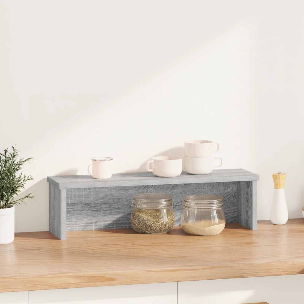 Ράφι κουζίνας στοιβαζόμενο Γκρι Sonoma 60x15x16 εκ.