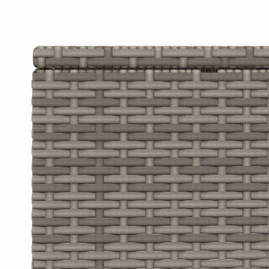 Ξαπλώστρα με αιωρούμενο μαξιλάρι Γκρι Poly Rattan - Pakobazaar