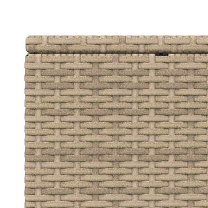 Ξαπλώστρα με αιωρούμενο μαξιλάρι Μπεζ Poly Rattan