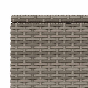 Ξαπλώστρα με αιωρούμενο μαξιλάρι Γκρι Poly Rattan