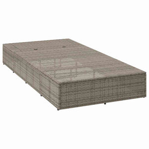 Ξαπλώστρα με αιωρούμενο μαξιλάρι Γκρι Poly Rattan