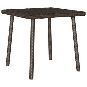 Κήπος Τραπέζι καφέ ορθογώνιο καφέ 40x40x37 cm Poly Rattan