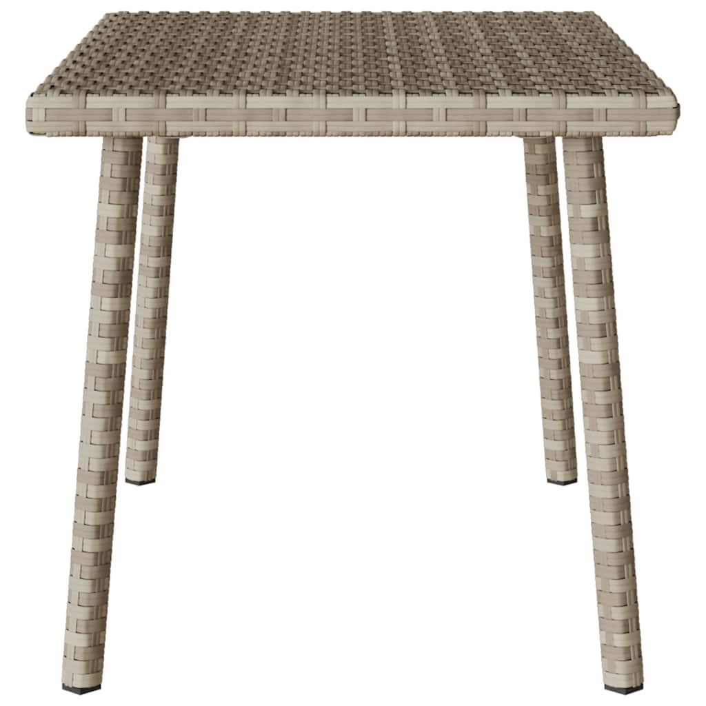 Κήπος Τραπεζάκι σαλονιού ορθογώνιο ανοιχτό γκρι 60x40x37 cm