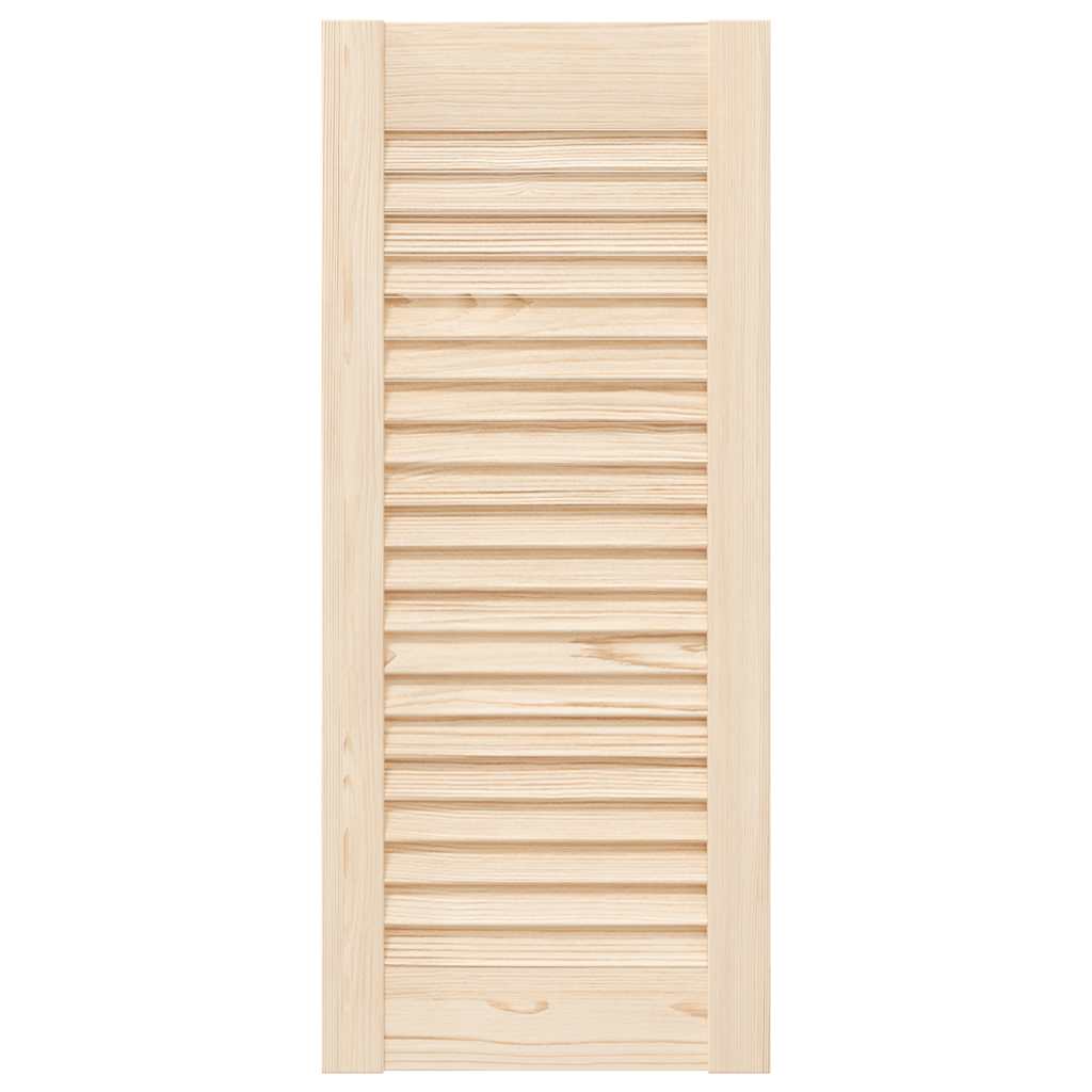 Πορτάκια με Περσίδες 4 Τεμ. 69x29,5 εκ. από Μασίφ Ξύλο Πεύκου