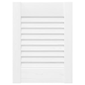 Πόρτες ντουλαπιών Louvred Design 4 τεμάχια Λευκό 39,5x29,5 cm - Pakobazaar