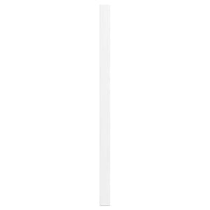 Πόρτες ντουλαπιών Louvred Design 4 τεμάχια Λευκό 39,5x29,5 cm - Pakobazaar