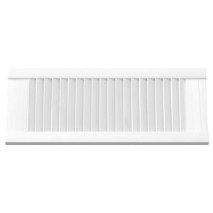 Πόρτες ντουλαπιών Louvred Design 4 τεμάχια Λευκό 61,5x29,5 cm