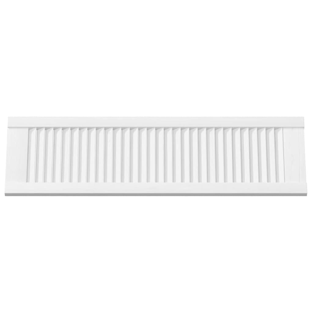 Πόρτα ντουλαπιού Louvred Design Λευκό 99x29,5 cm